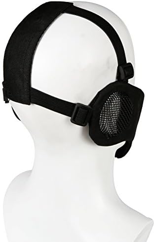 Vue 5 de Oarea Tactique Airsoft Masque