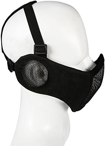 Vue 6 de Oarea Tactique Airsoft Masque