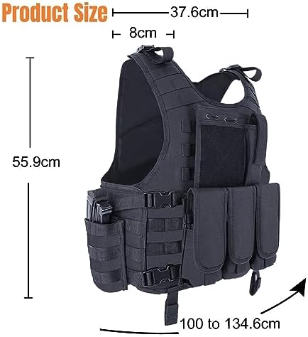 Vue 2 de Acexier Gilet Airsoft Molle