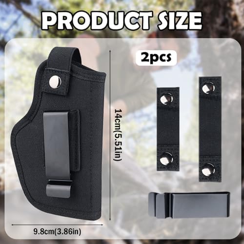 Vue 2 de Kaiyaya Holster Double Noir