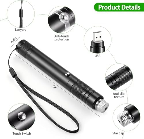 Vue 2 de Lampe Laser de Poche