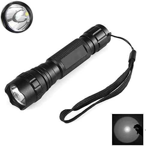 Vue 3 de Weslite Torche Tactique Led