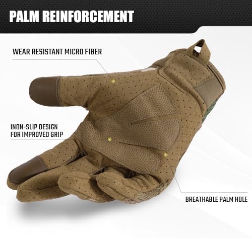 Vue 3 de Gants De Moto Tactiques
