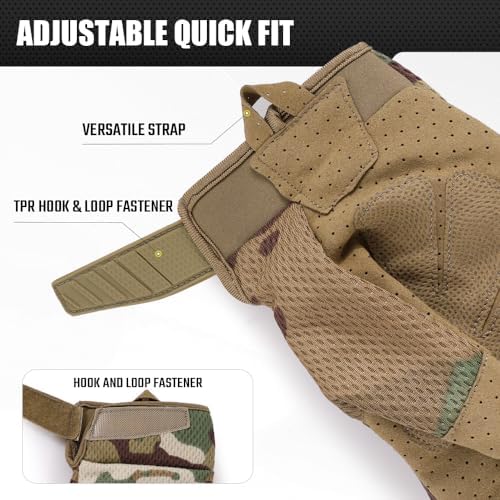 Vue 4 de Gants De Moto Tactiques