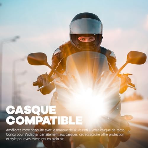 Vue 2 de Fuinloth Cagoule Moto Automnehiver