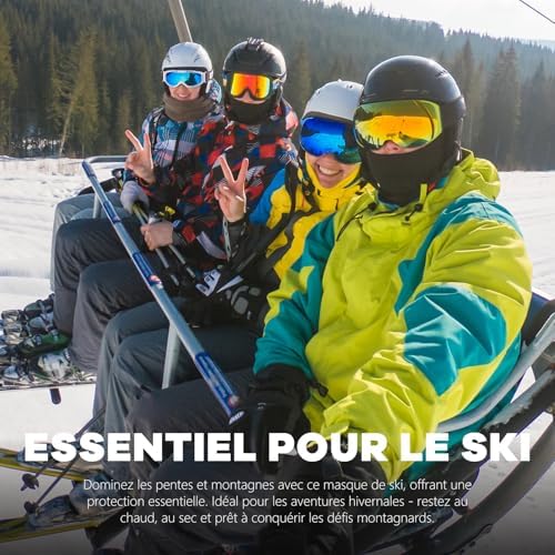 Vue 3 de Fuinloth Cagoule Moto Automnehiver