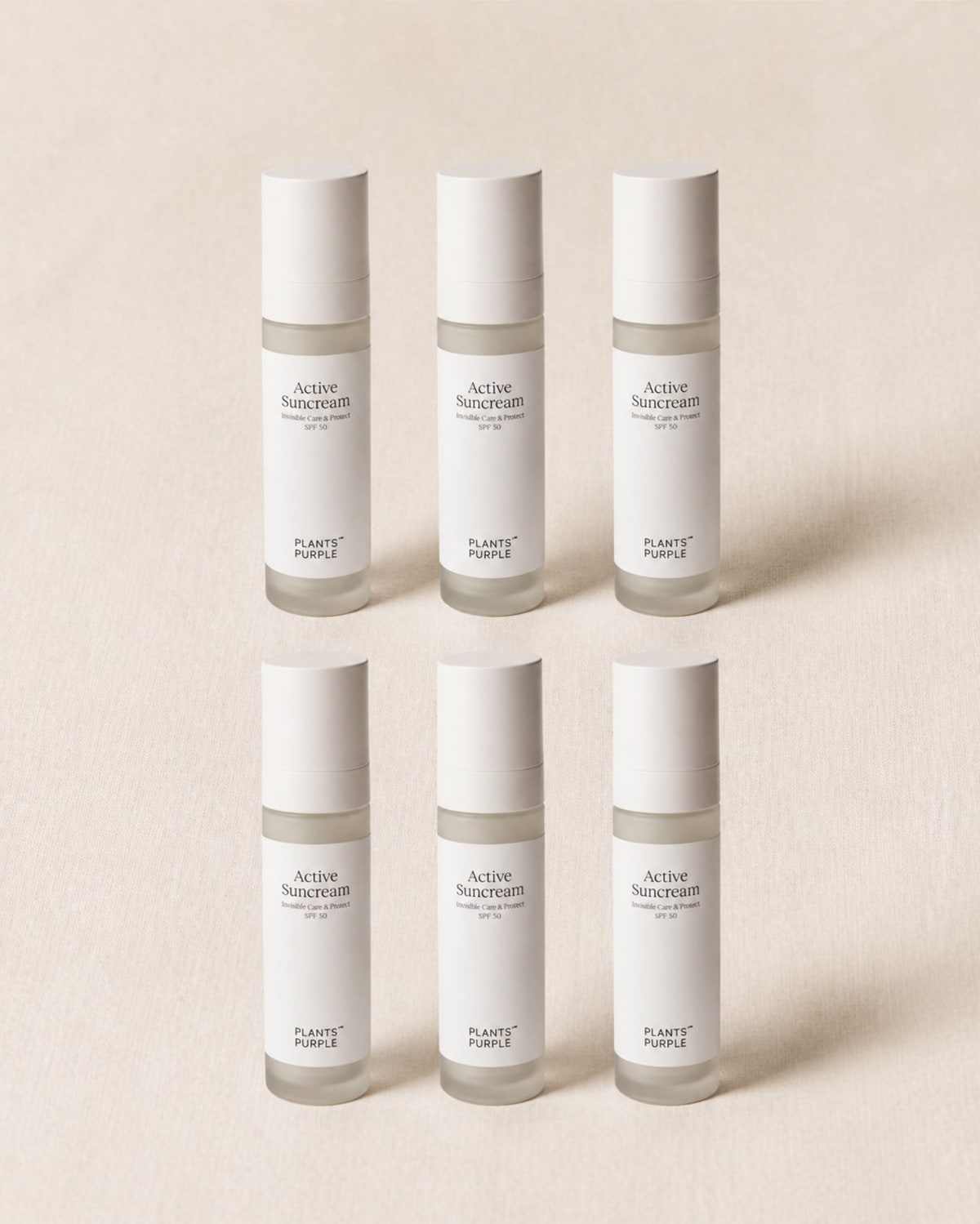 6 tubes Active Suncream