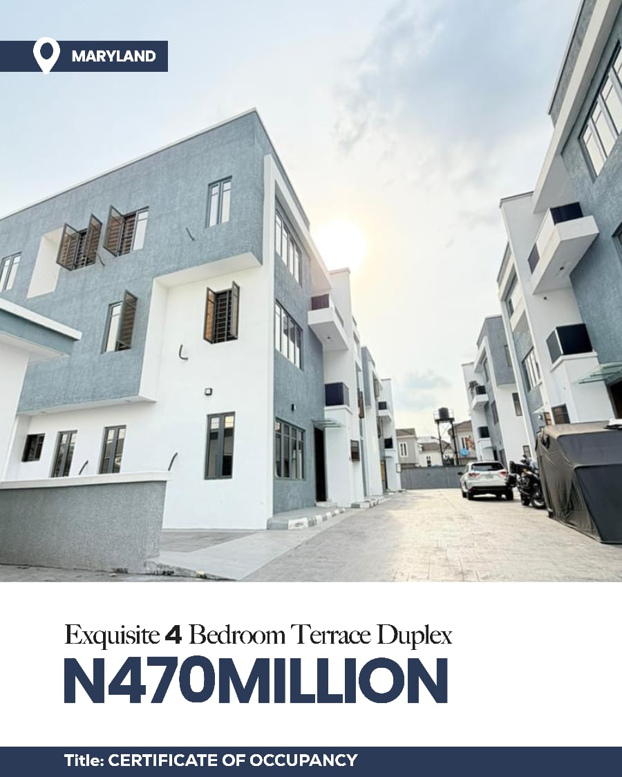 EXQUISITE 4 BEDROOM TERRACE DUPLEX