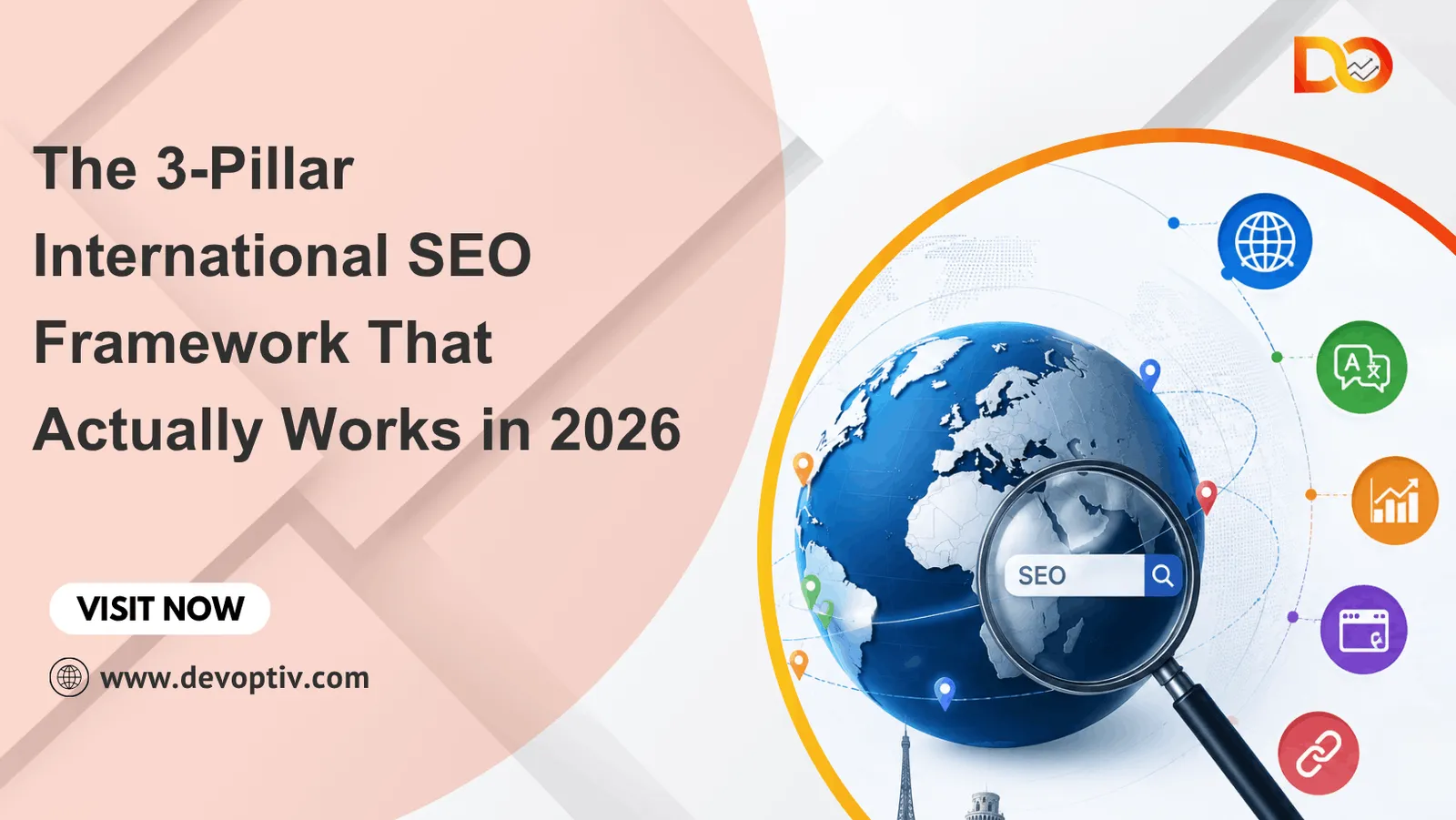 Cover image for The 3-Pillar International SEO Framework That Actually Works in 2026