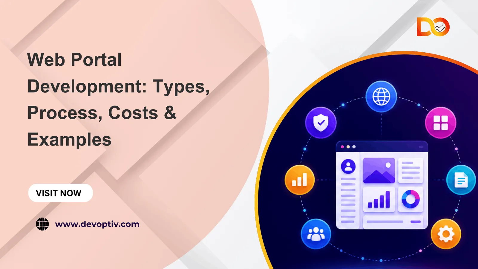 Cover image for Web Portal Development: The Complete 2026 Guide (Types, Process, Costs & Examples)