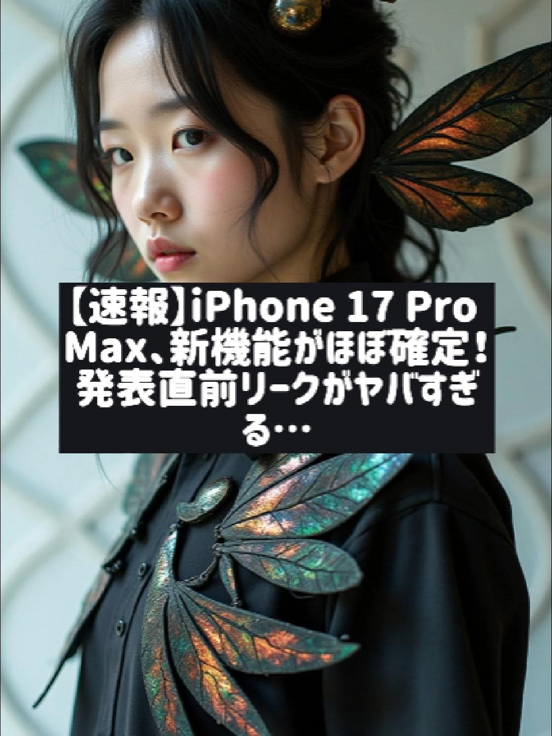 iPhone 17 Pro Maxの最新リーク!カメラと充電に注目