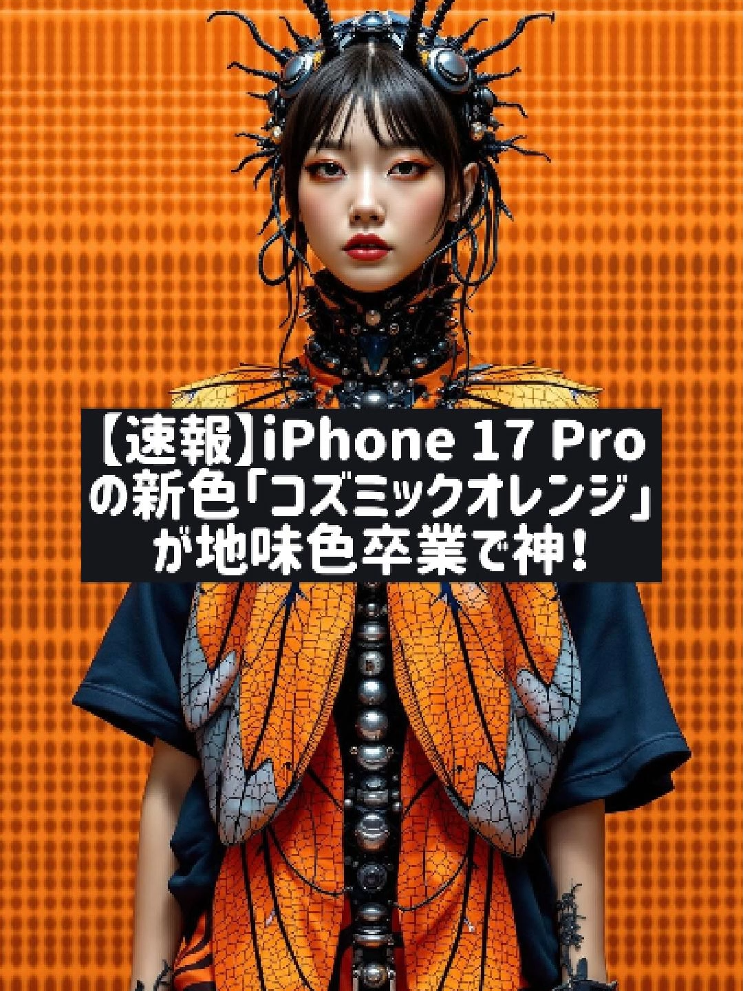 iPhone 17 Pro新色コズミックオレンジ最速レビュー🍊