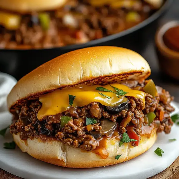 Philly Cheesesteak Sloppy Joes
