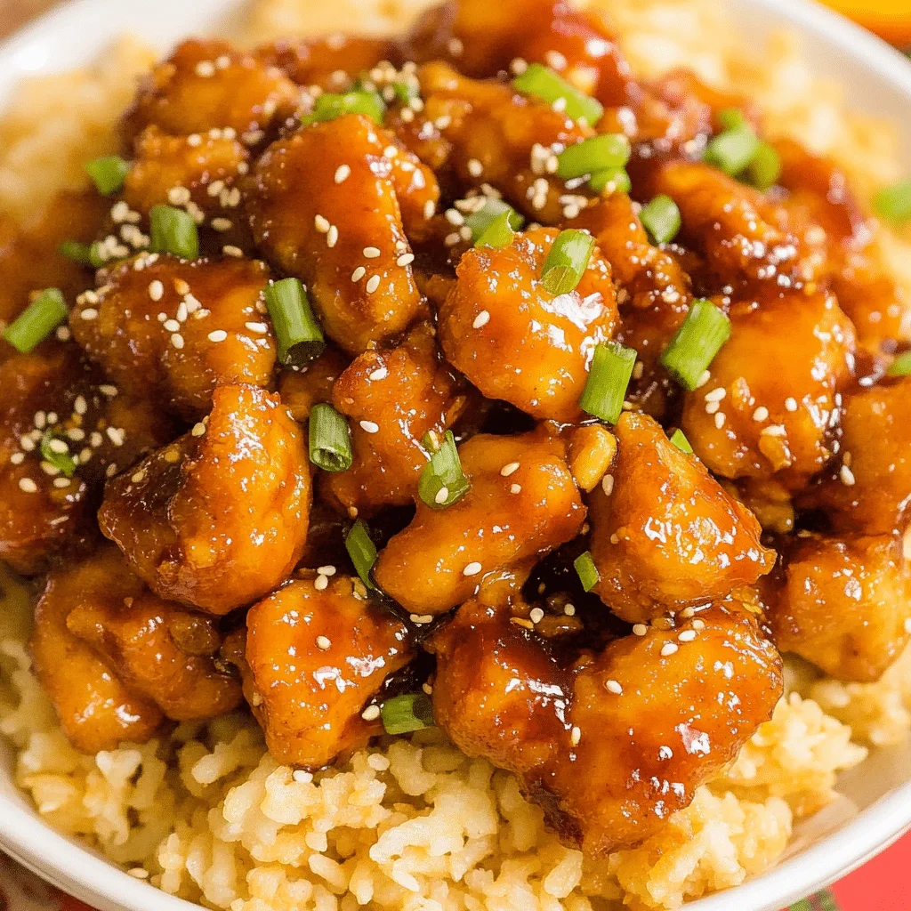 Easy Slow Cooker Orange Chicken