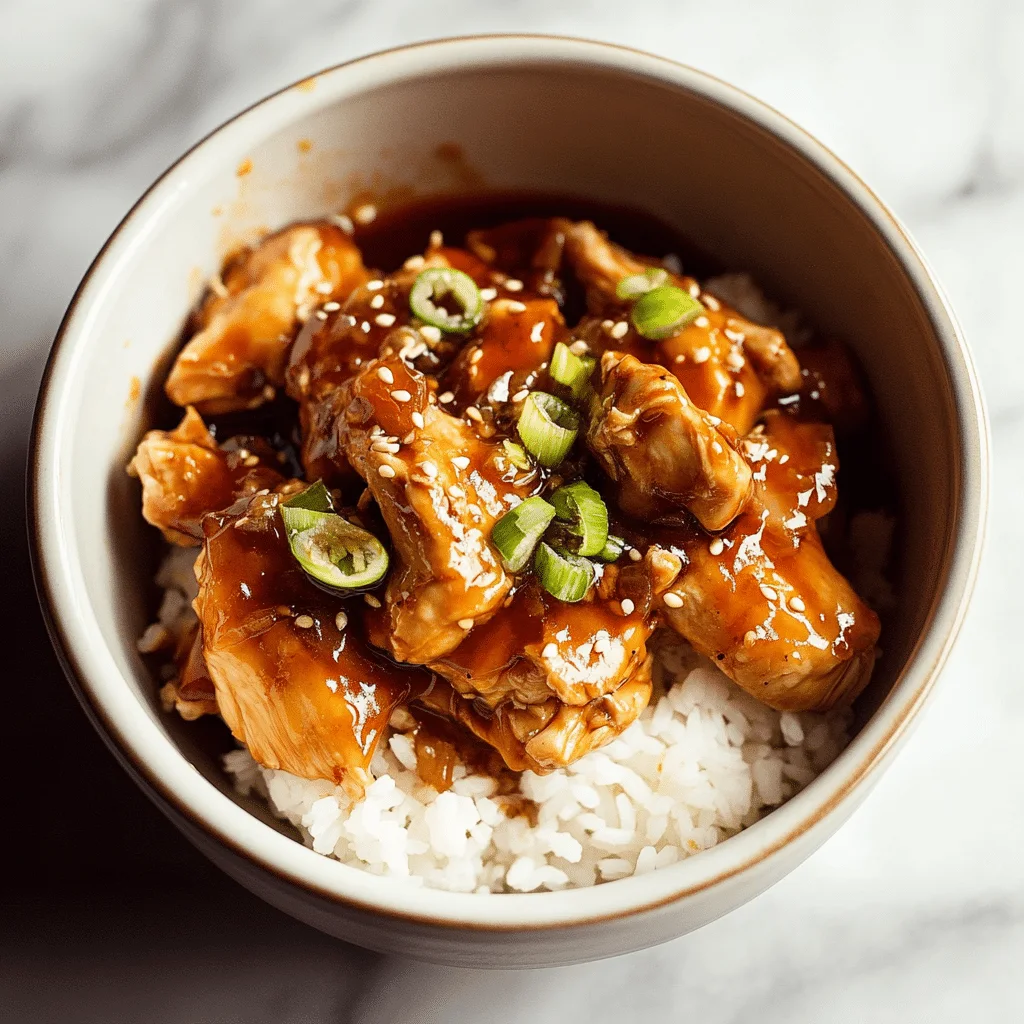 Slow Cooker Honey Garlic Chicken