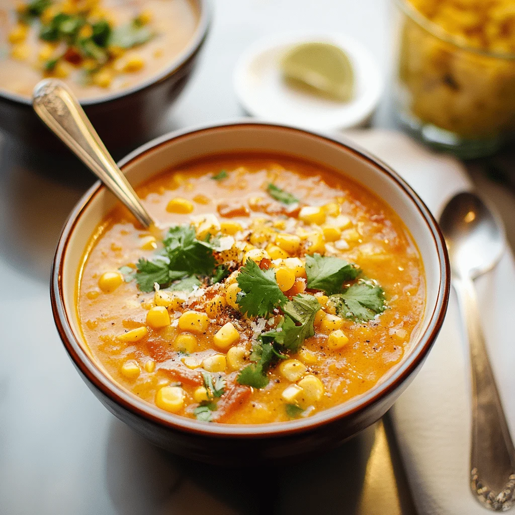 Mexican Street Corn Soup