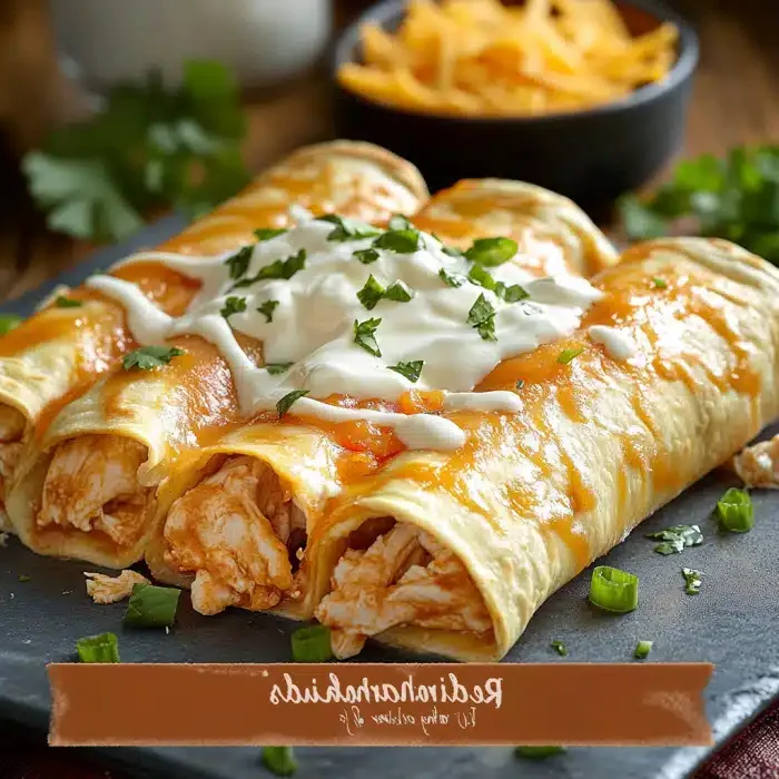 Baked Chicken Chimichangas