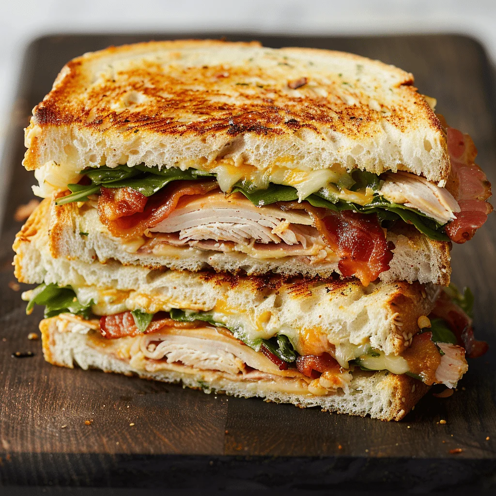 Cheddar and Bacon Turkey Melt