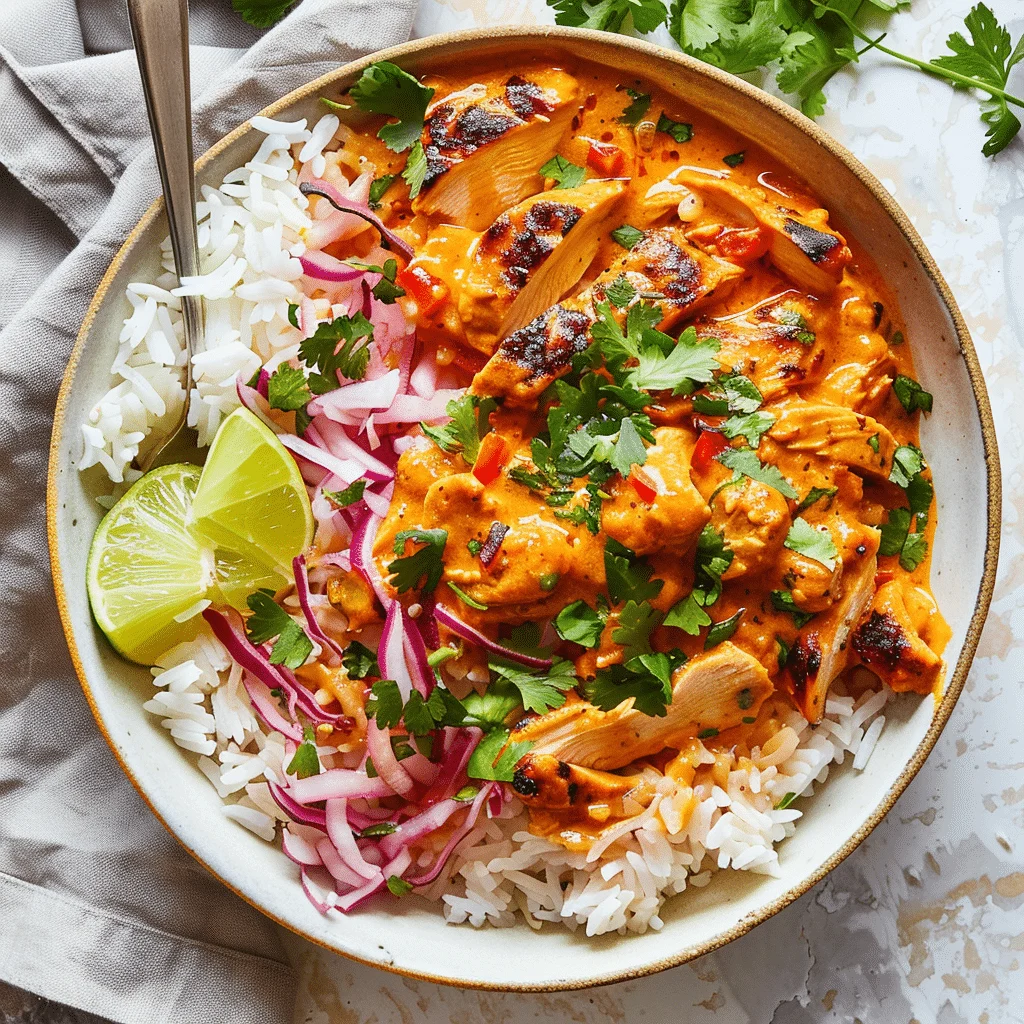 Coconut Chicken Rice Bowl