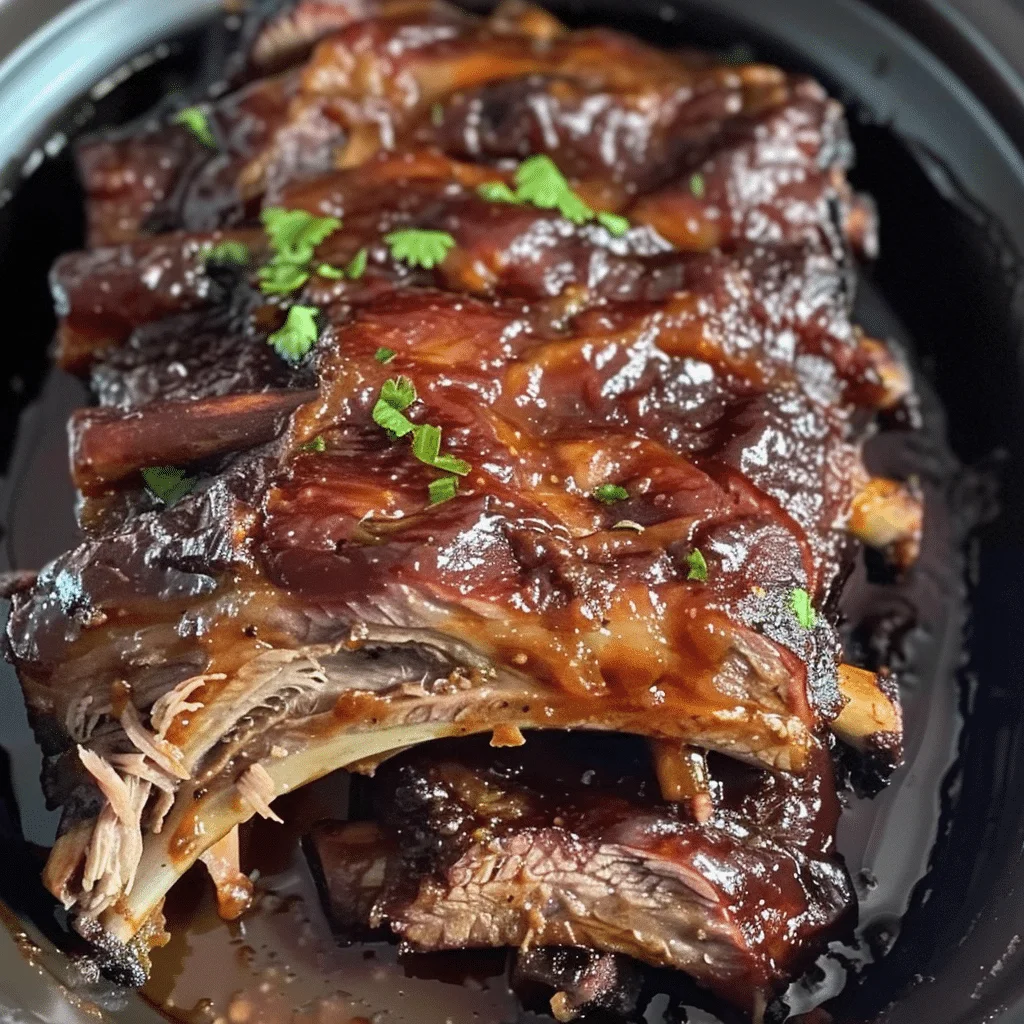 Crockpot Barbecue Ribs