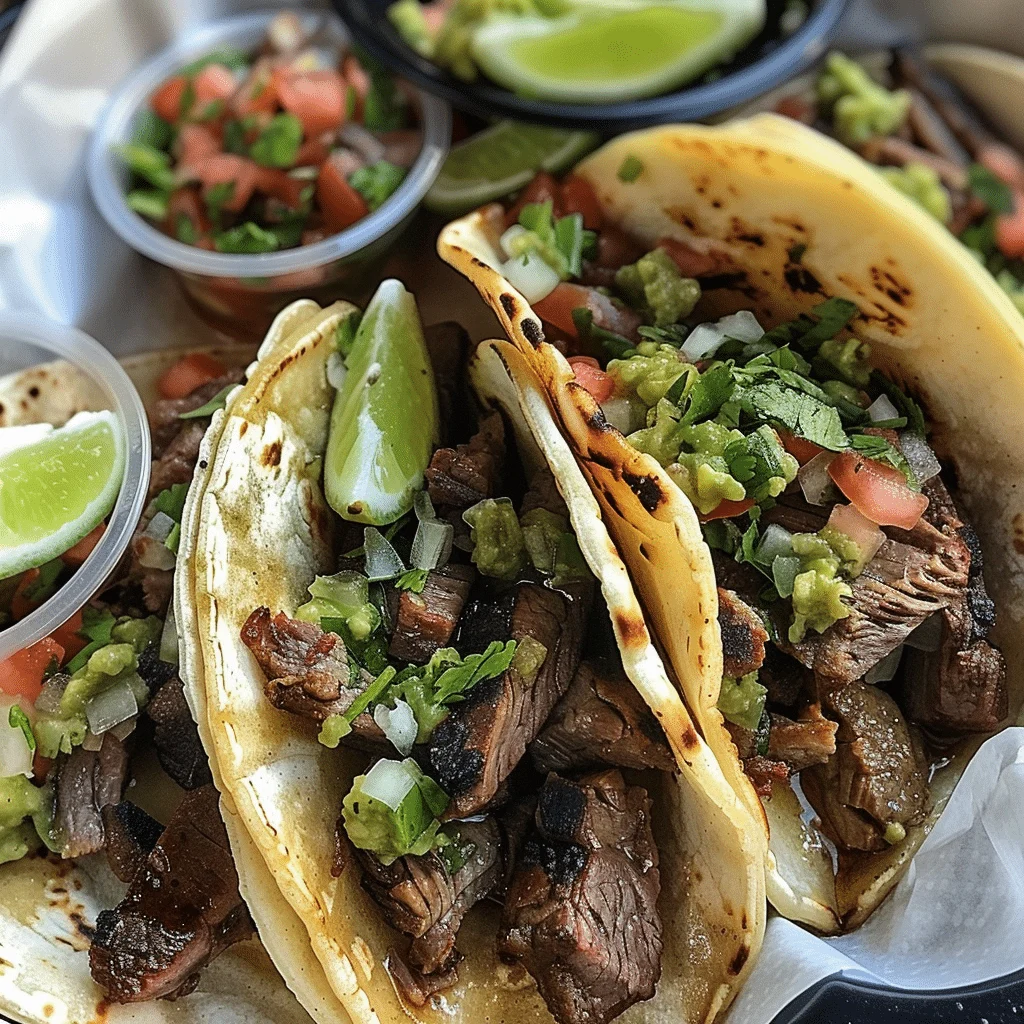 Mexican Street Tacos with Carne Asada