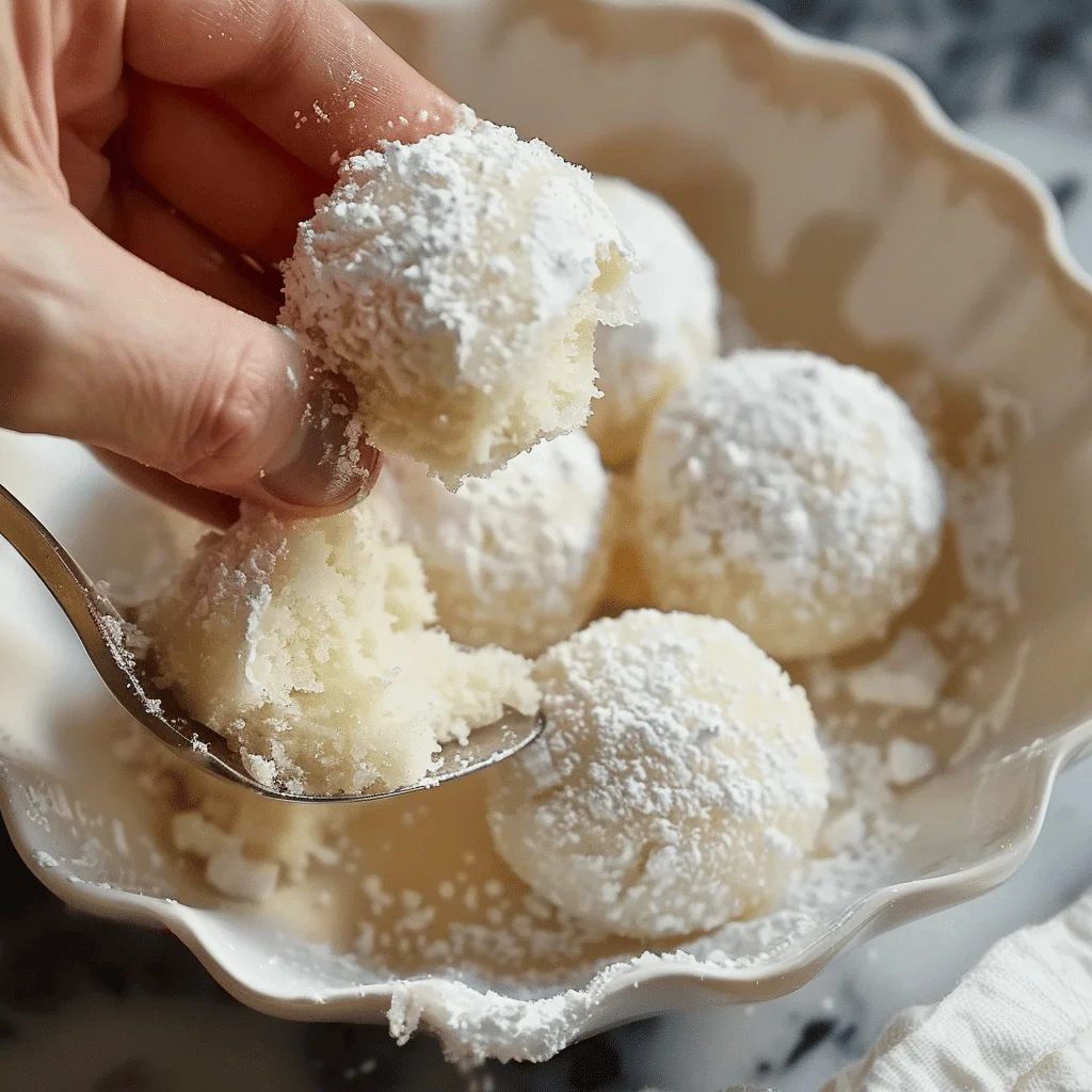 Sweetened Condensed Milk Snowball Cookies