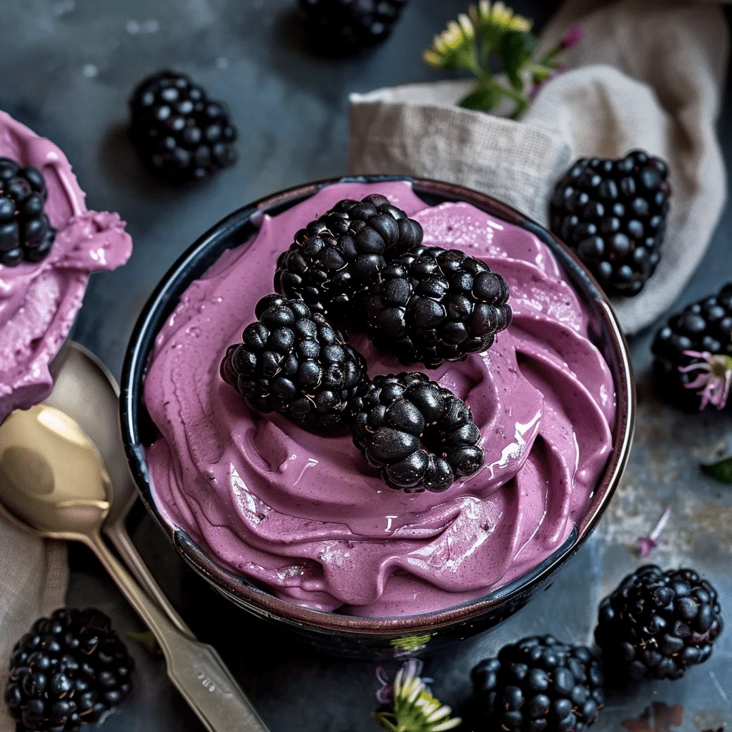 Blackberry Mousse