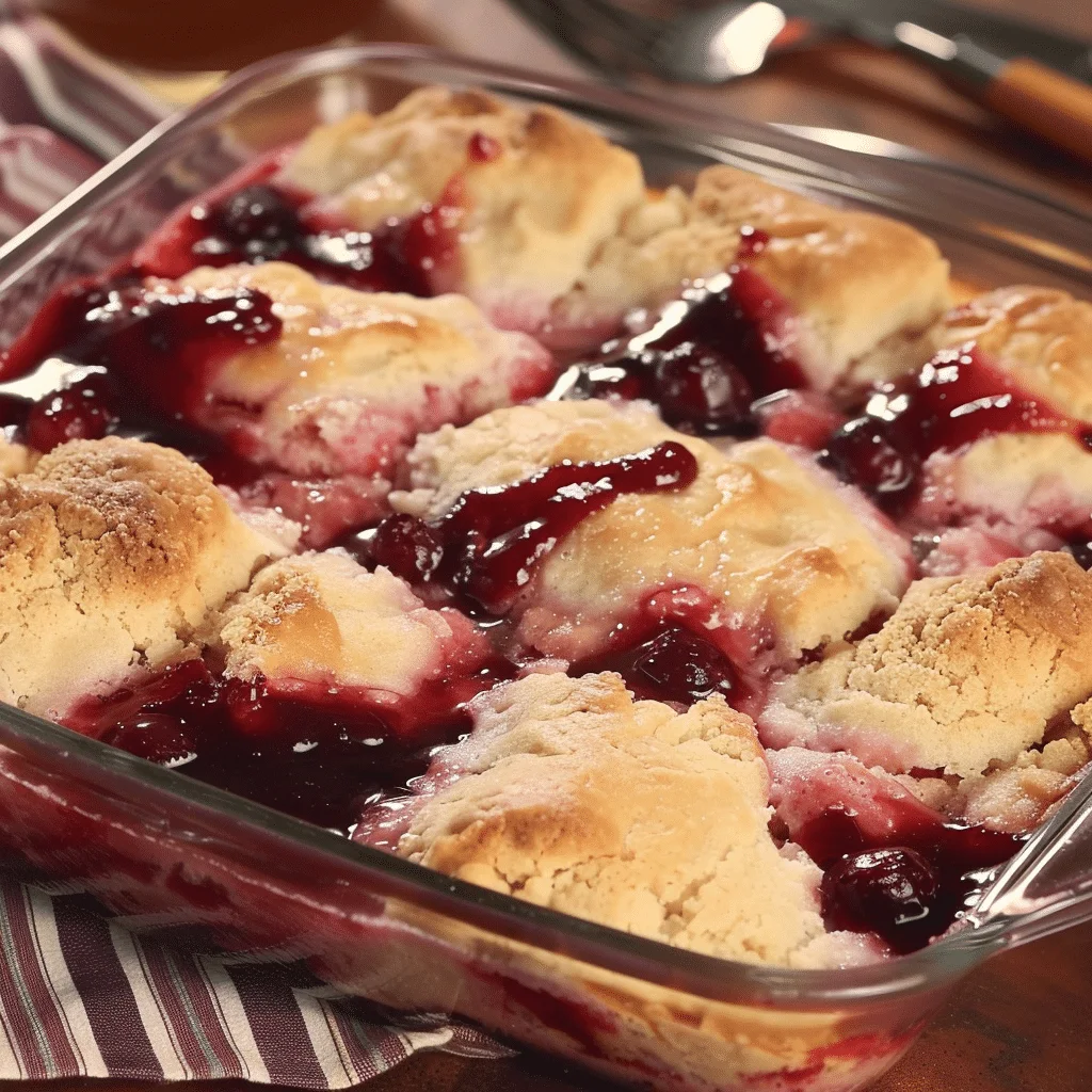 Irresistible 3-Ingredient Cake Mix Cobbler Recipe