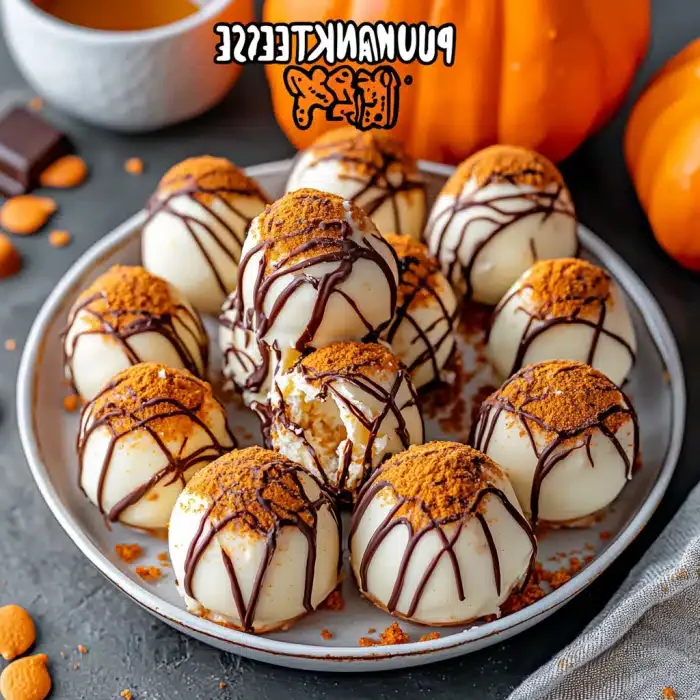 No Bake Pumpkin Cheesecake Balls