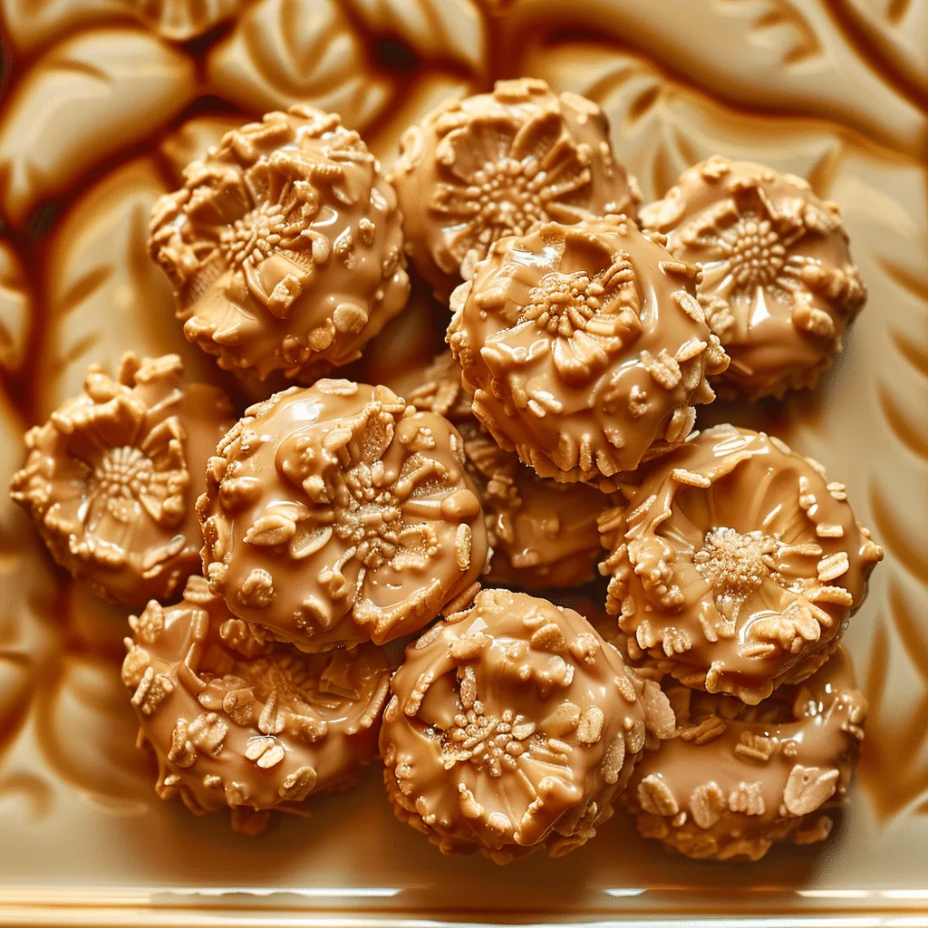 Peanut Butter No-Bake Cookies