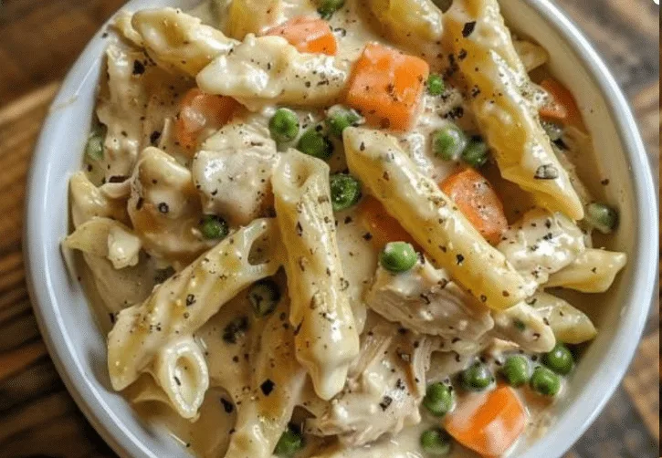 Chicken Pot Pie Pasta