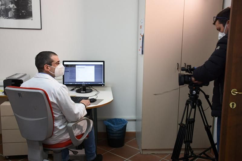 La troupe RAI in visita al MuDiF per la trasmissione “Mezzogiorno Italia”