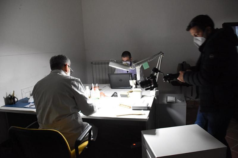 La troupe RAI in visita al MuDiF per la trasmissione “Mezzogiorno Italia”