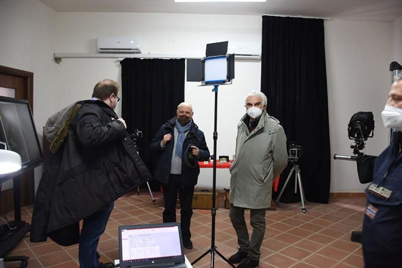 La troupe RAI in visita al MuDiF per la trasmissione “Mezzogiorno Italia”