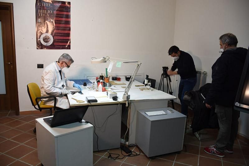 La troupe RAI in visita al MuDiF per la trasmissione “Mezzogiorno Italia”