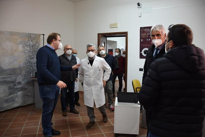 La troupe RAI in visita al MuDiF per la trasmissione “Mezzogiorno Italia”