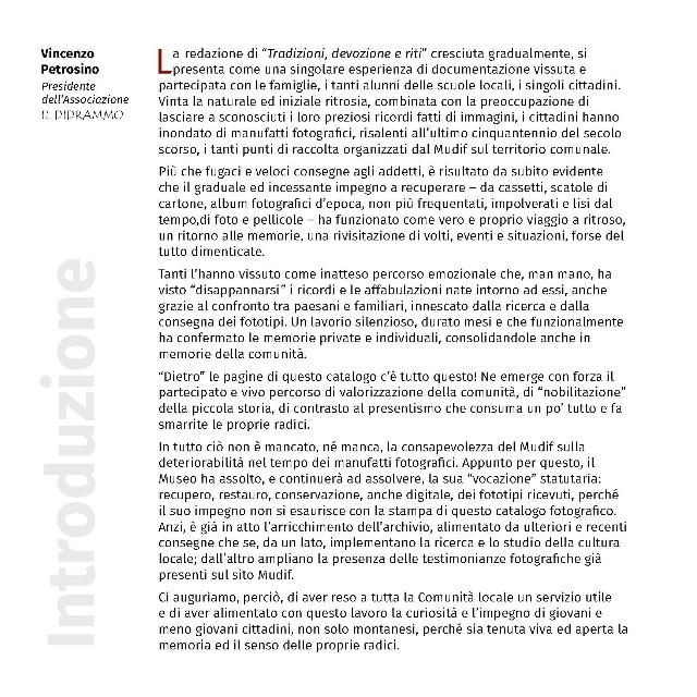 Devozioni, Tradizioni, Riti