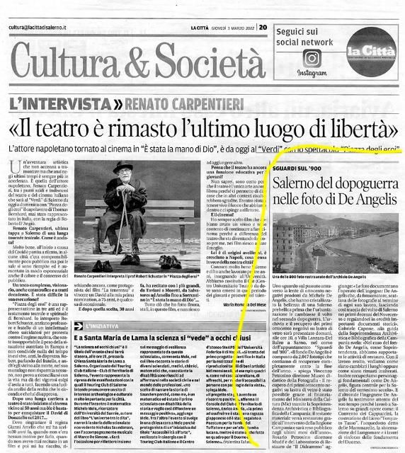 L' archivio di Michele De Angelis: il recupero dei primi ottocento negativi su lastra di vetro