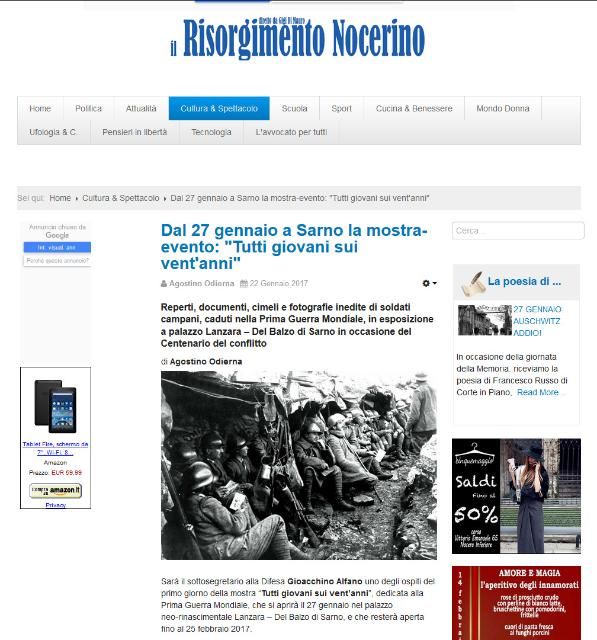 Tutti i giovani sui vent'anni