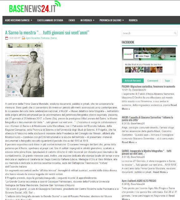 Tutti i giovani sui vent'anni