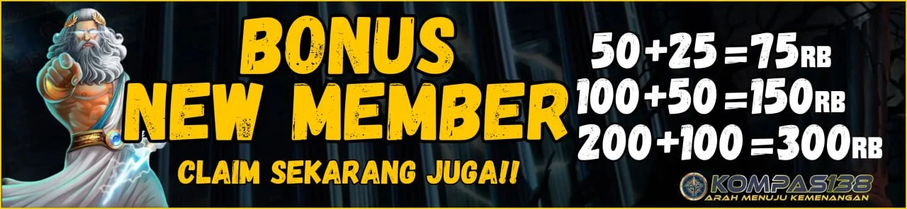 BONUS NEW MEMBER 50%