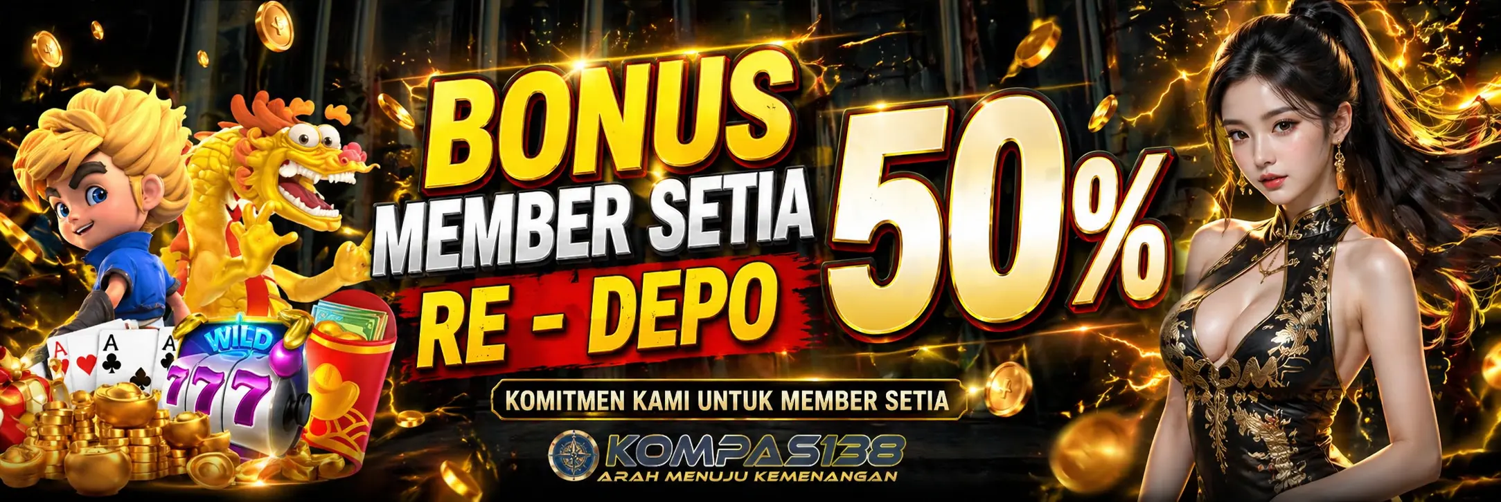 BONUS MEMBER SETIA KOMPAS 50%