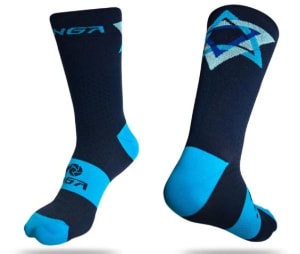 ISRAEL CYCLING ACADEMY STAR OF DAVID COMPRESSION SOCKS