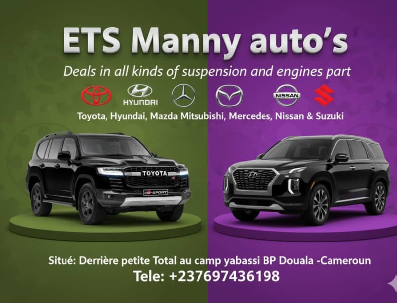 Manny Autos flyer