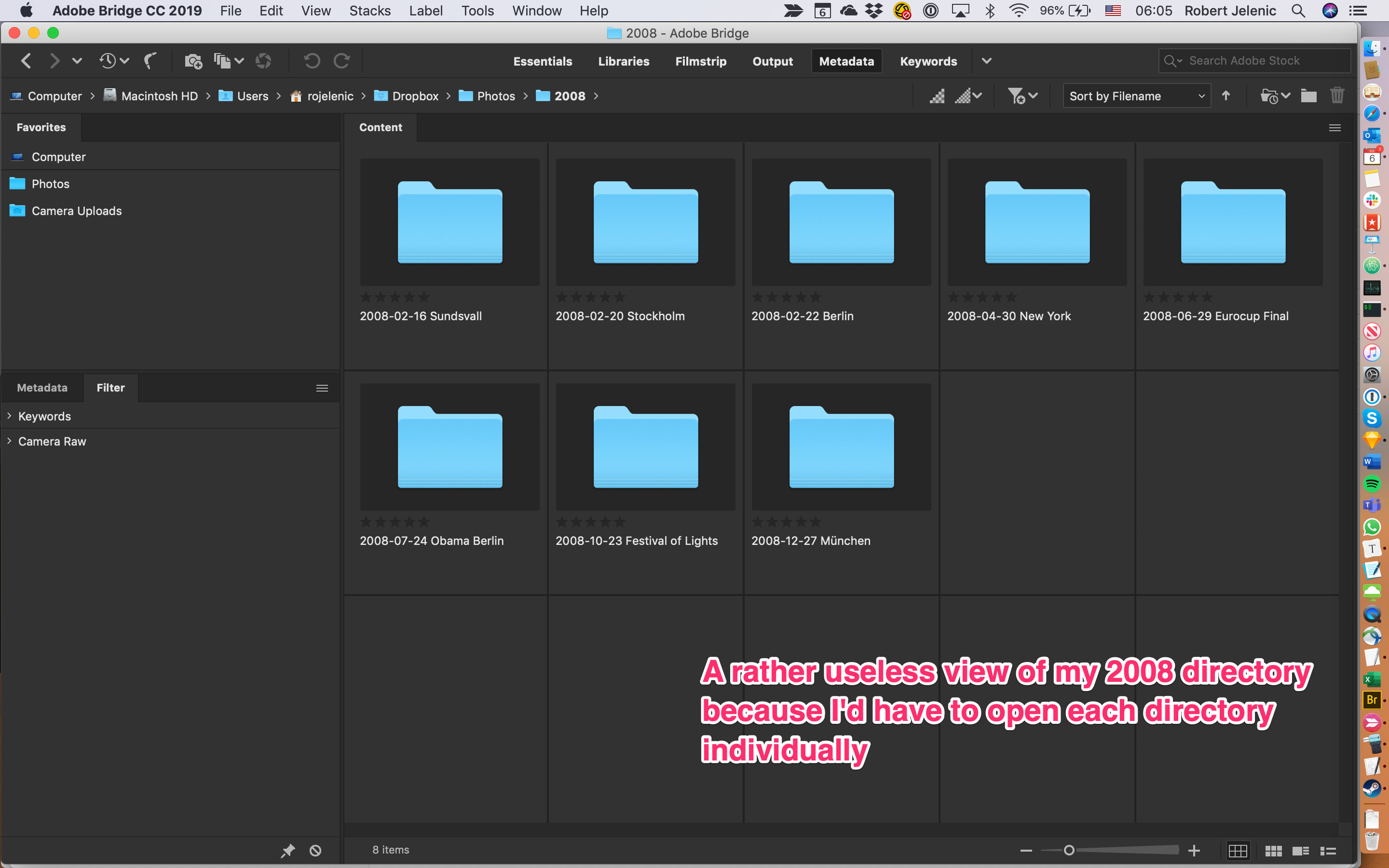 Adobe Bridge Bildschirmfoto 1