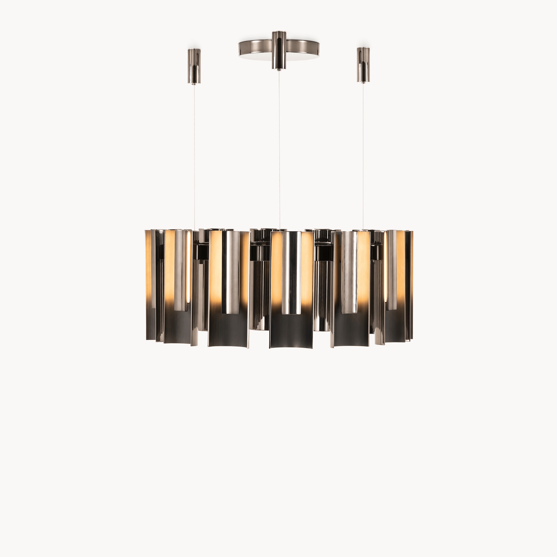 Polaris Steel Chandelier