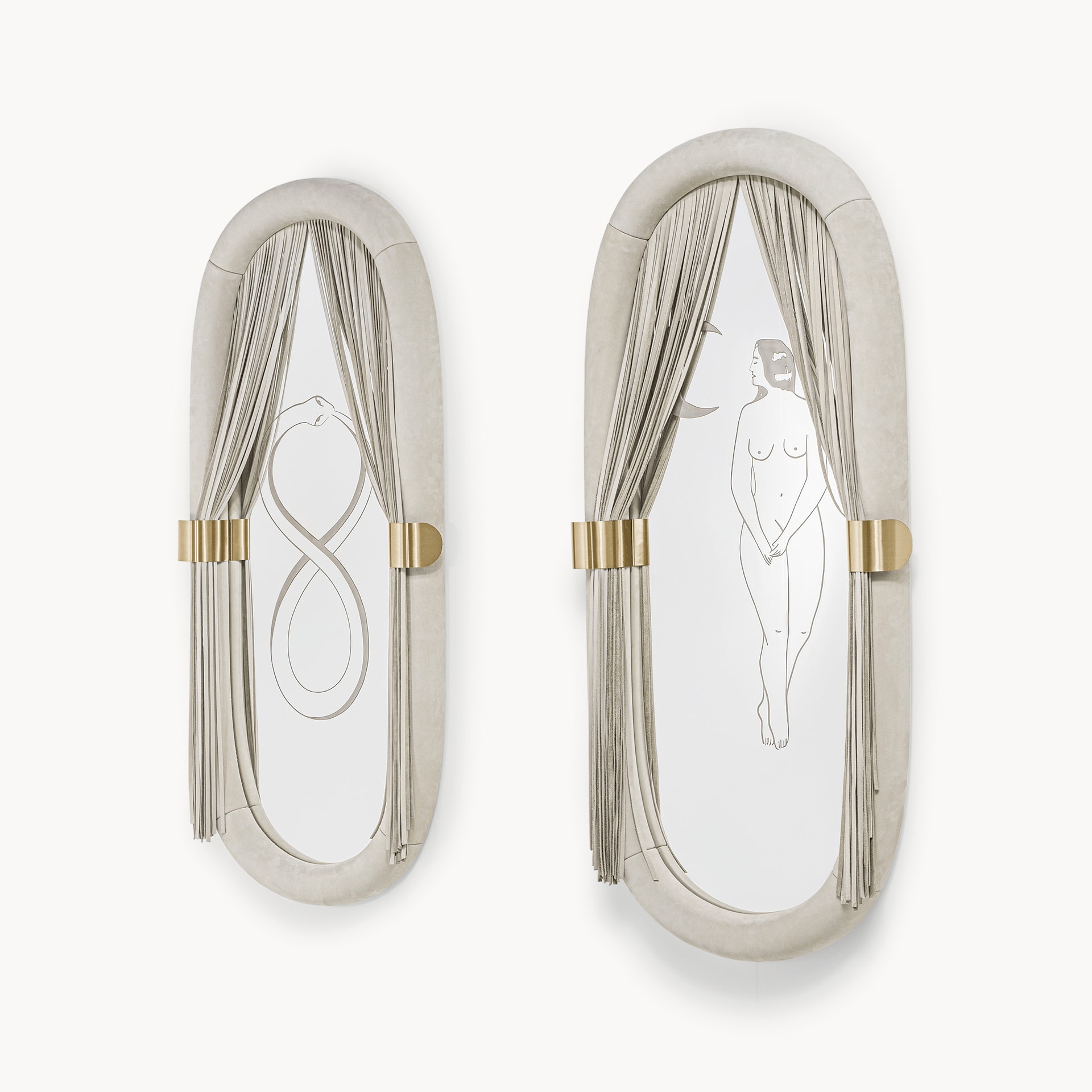 Blanche Mirror — Visionnaire Complements