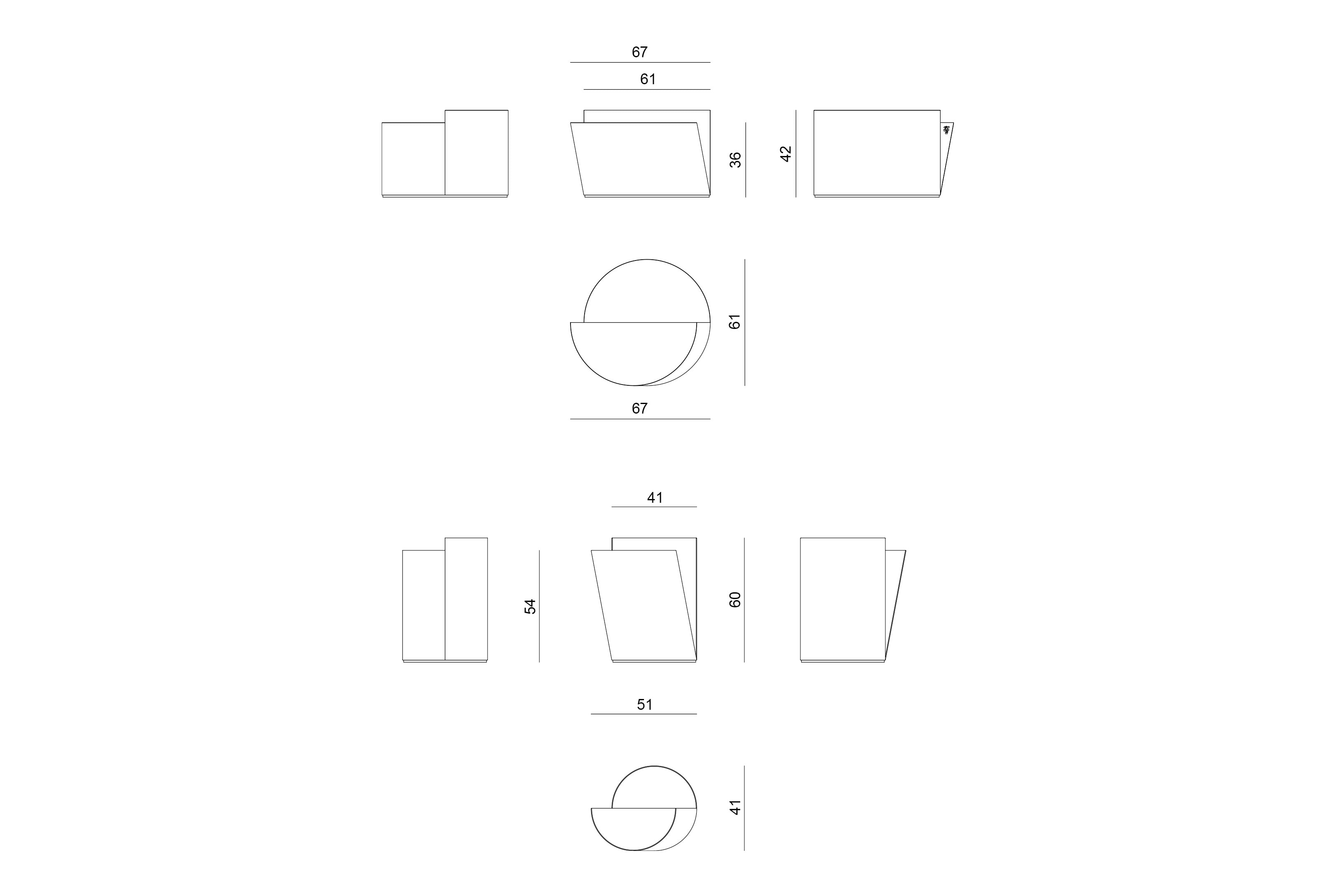 Cyborg Small table, Low table view 5
