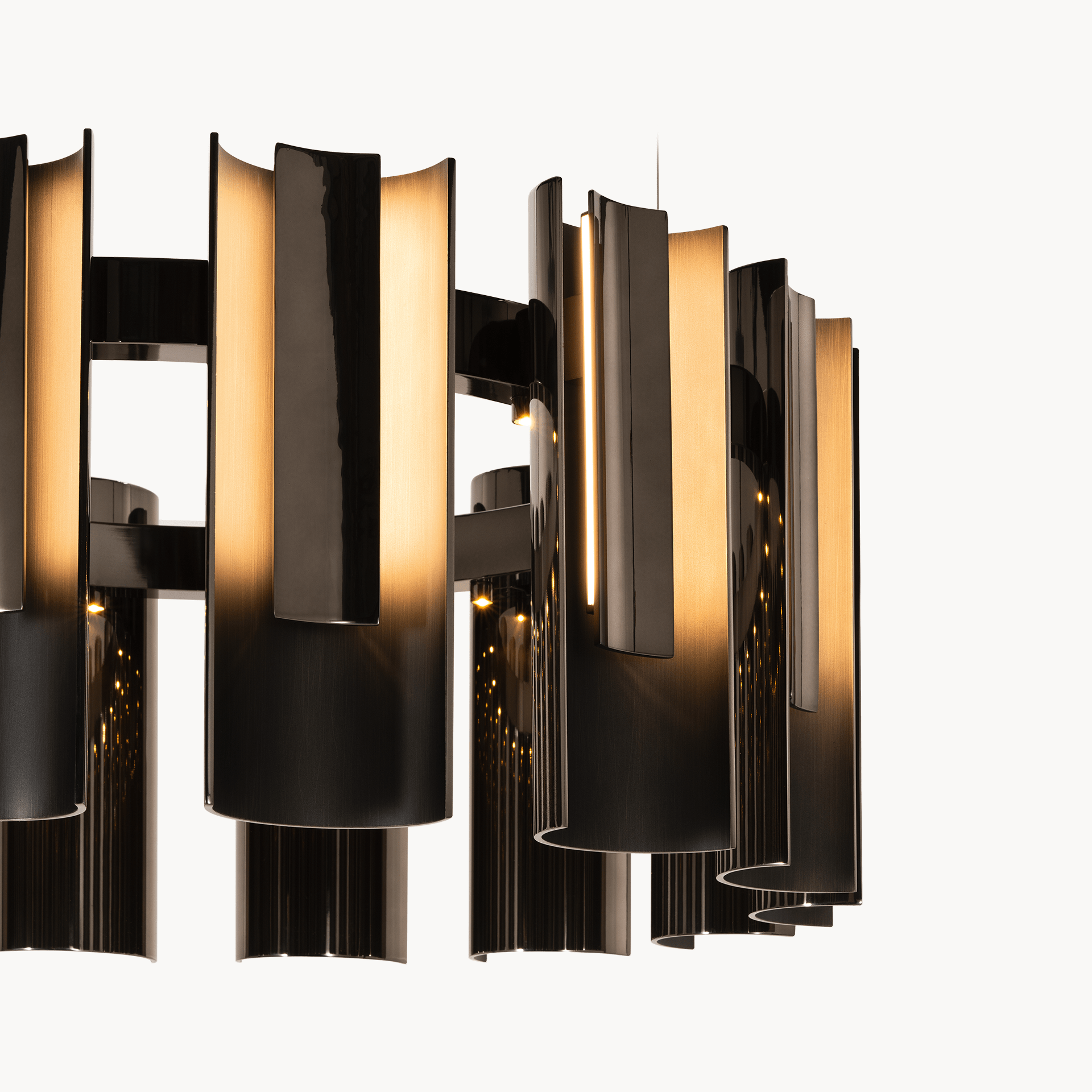 Polaris Steel Chandelier view 4
