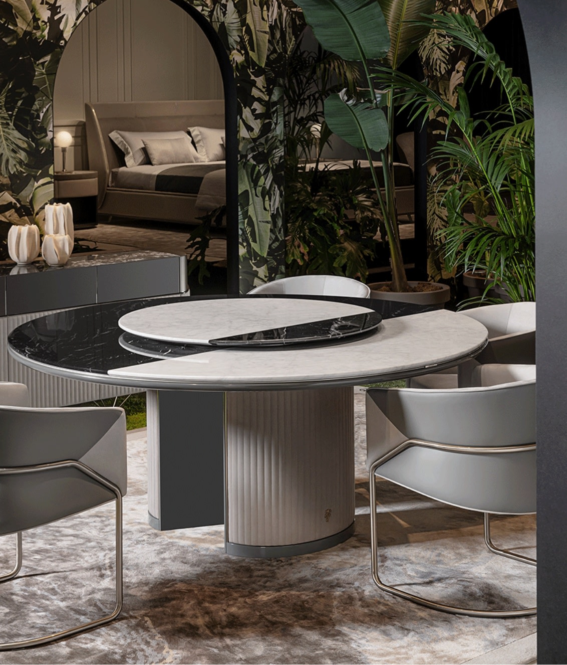 Palace Dining table detail 7